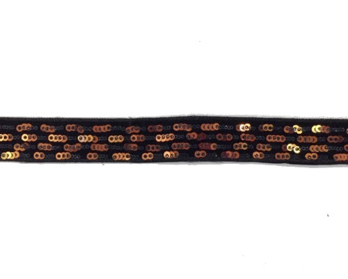 Sequin trim 3,5cm - GOLD